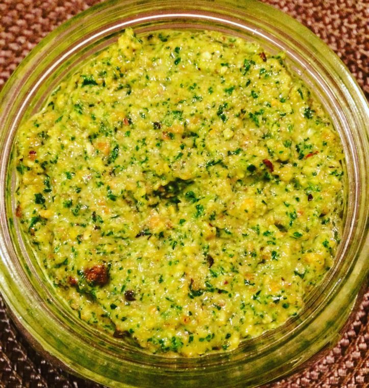 Cilantro Mint & Pistachio Pesto