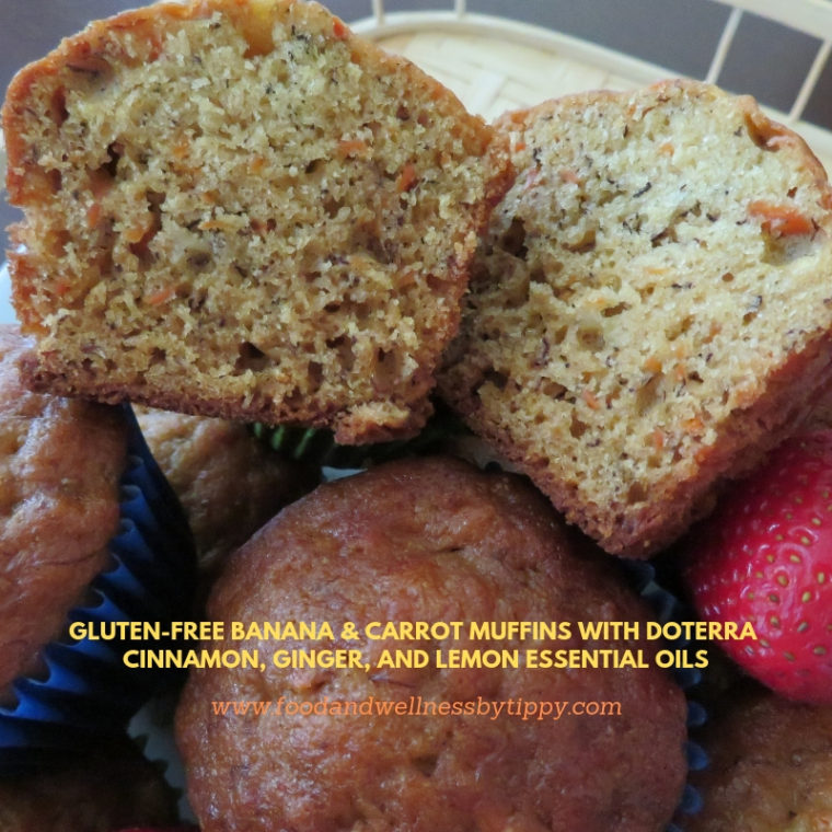Muffins with doTERRA Cinnamon, Ginger, and Lemon Essential Oils