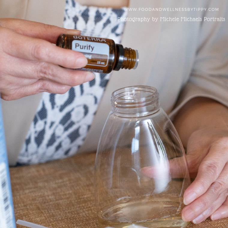 Adding doTERRA Purify Essential Oil