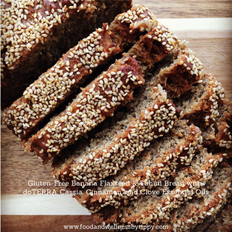 Gluten-Free Banana Flaxseed & Tahini Bread