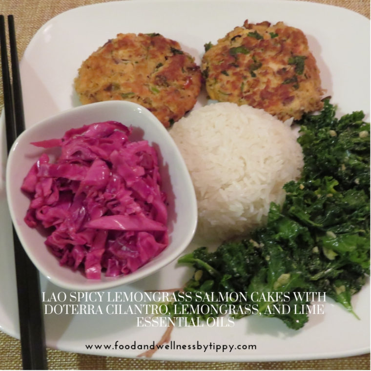 Lao Style Spicy Lemongrass Salmon Cakes